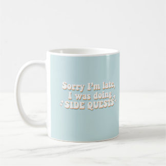 Taza De Café Misiones secundarias - Humor de jugador identifica