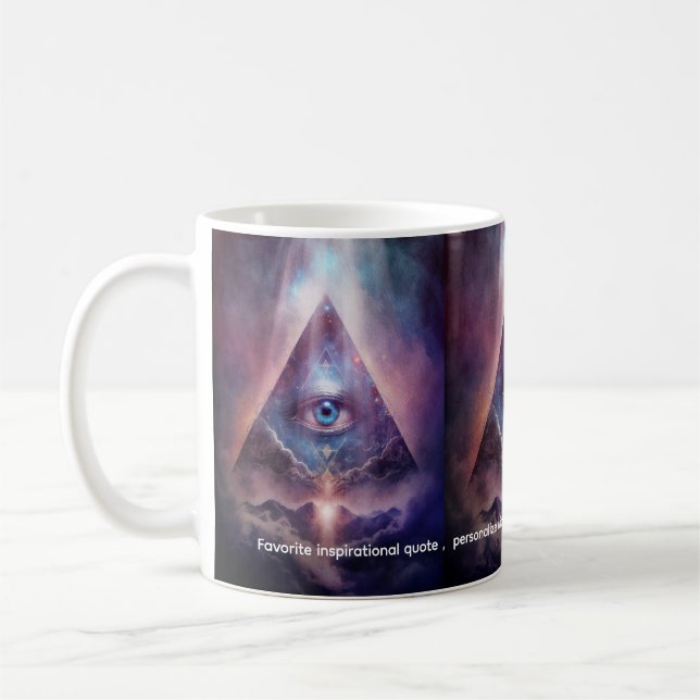 Taza De Café Misítico Tercer Ojo, Espiritual (Izquierda)