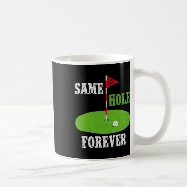 Taza De Café Mismo Agujero para siempre Groom Bachelparty Funny (Derecha)