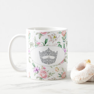 Taza De Café Miss America Concurso Crown Mug