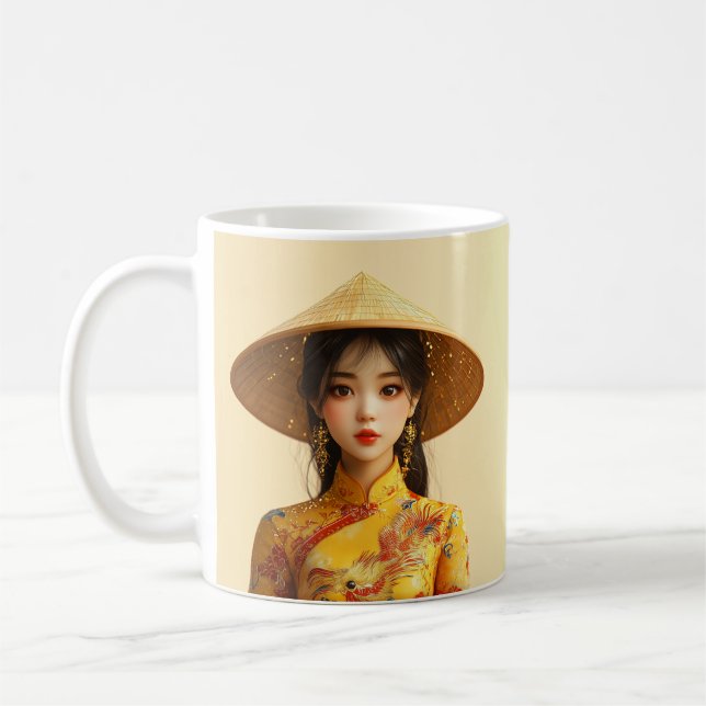 Taza De Café Miss Aodai (Izquierda)