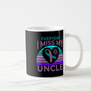 Taza De Café Miss Mi Tío Corazón Sunflower Conciencia Ni