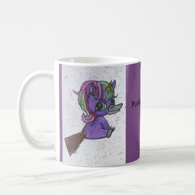 Taza De Café miss purkle platicorn mug (Izquierda)