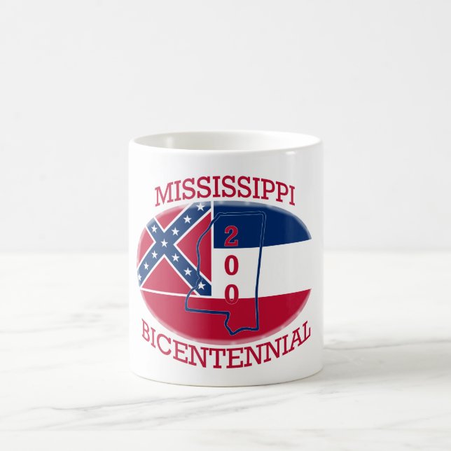 TAZA DE CAFÉ MISSISSIPPI BICENTENNIAL (Centro)