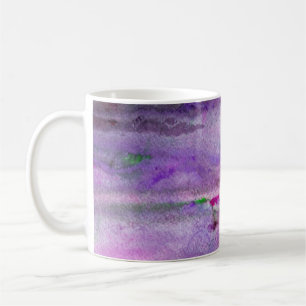 Taza De Café Mist Purple Design Monograma Mug