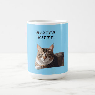 Taza De Café Mister Kitty – Diseño de personaje de gato lindo