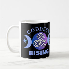 Taza De Café Mística de la diosa Rising Mug - Morado y Azul