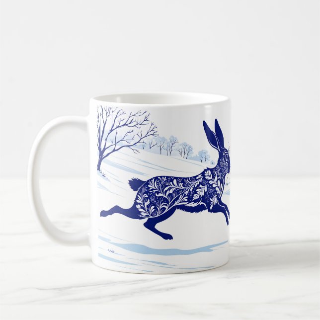 Taza De Café Mistical Hare : La Pata De La Nieve (Izquierda)
