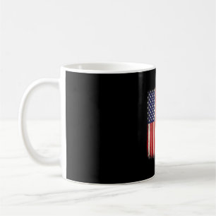 Taza De Café Mitad americano mitad británico bandera de EE. UU.