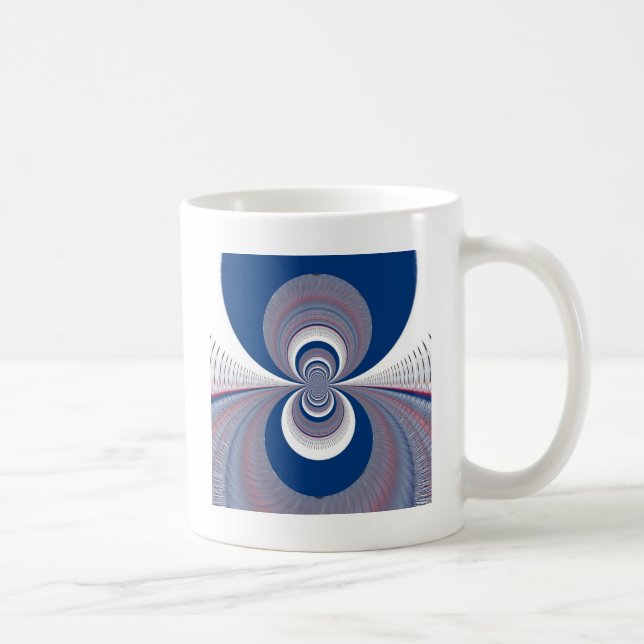 Taza De Café Mitad Azul (Derecha)