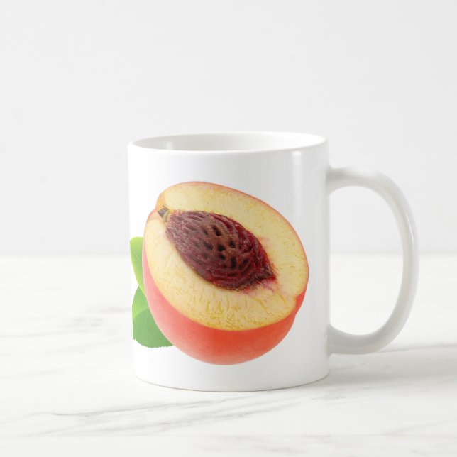 Taza De Café Mitad de melocotón (Derecha)