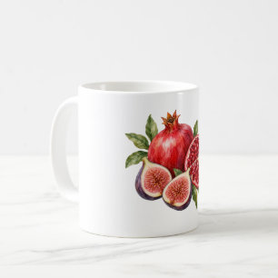 Taza De Café Mitades de granada y higo