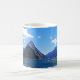 Taza De Café Miter Peak, Milford Sound, Nueva Zelandia