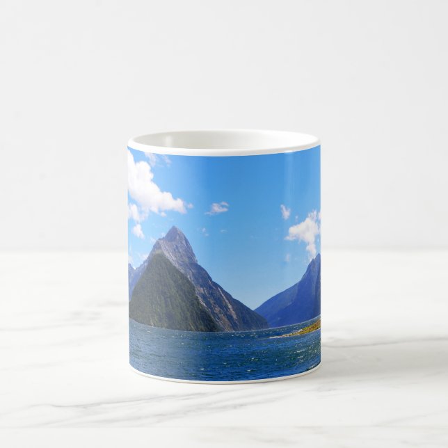 Taza De Café Miter Peak, Milford Sound, Nueva Zelandia (Centro)