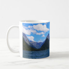 Taza De Café Miter Peak, Milford Sound, Nueva Zelandia