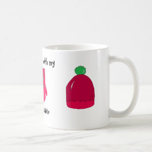 Taza De Café Mitones de invierno y toque