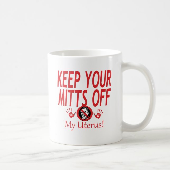 Taza De Café Mitones de mi útero (Derecha)