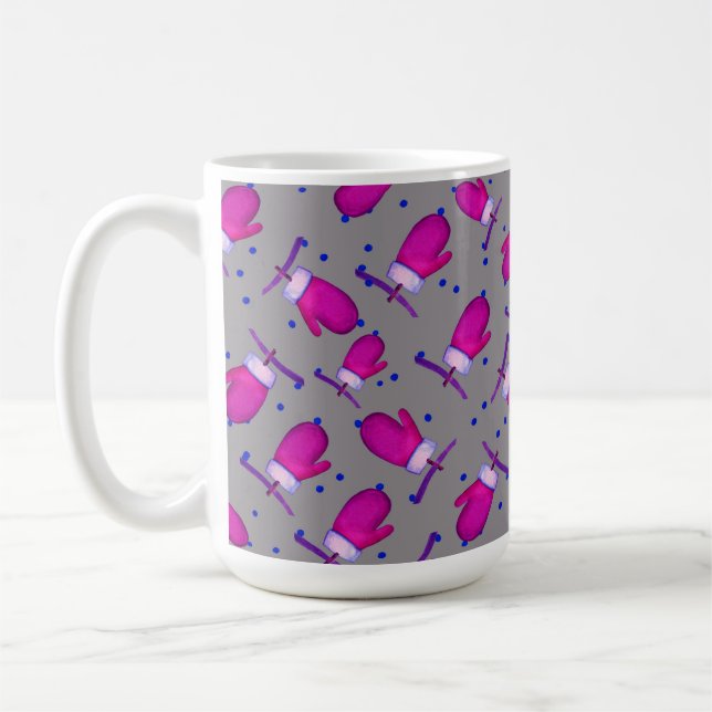 Taza De Café Mitones retro_gray (Izquierda)