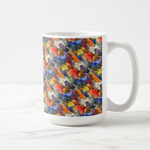 Taza De Café "Mitos y tetas en mosaico" Resumen Diseño Mug