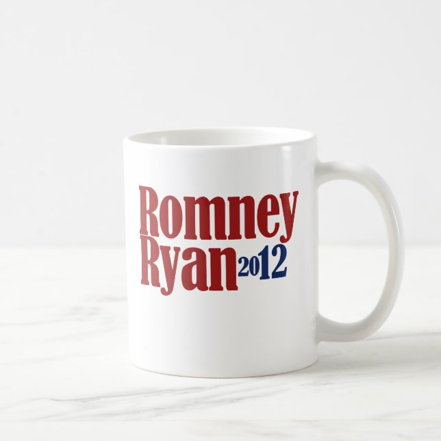 Taza De Café Mitt Romney Paul Ryan 2012 (Derecha)