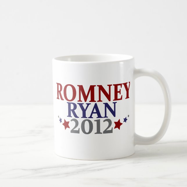 Taza De Café Mitt Romney Paul Ryan 2012 (Derecha)