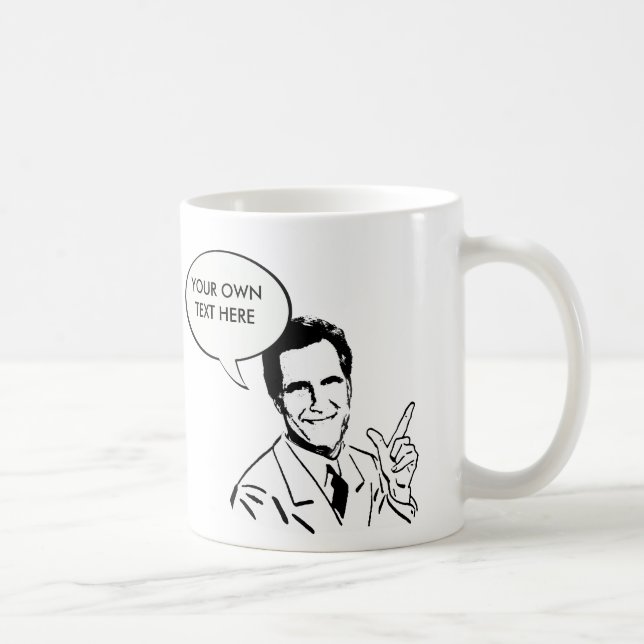Taza De Café Mitt Romney que habla (Derecha)