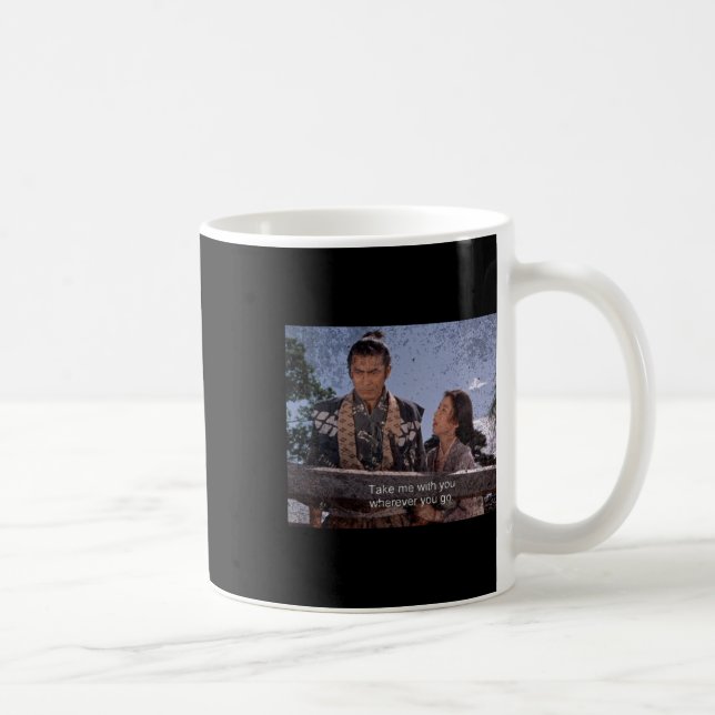 Taza De Café Miyamoto Musashi Otsu - Samurai Trilogy Bridge Sce (Derecha)