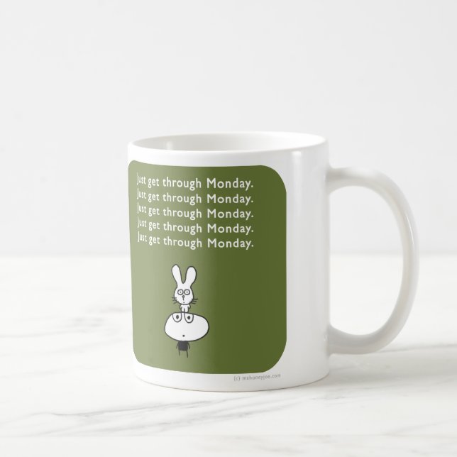 Taza De Café MJ1547 el mahoney Joe apenas consigue a lunes (Derecha)