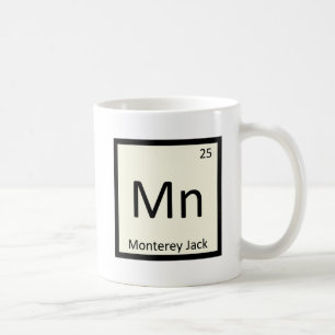 Taza De Café Mn - Química del Queso Monterey Jack Tabla Periódi