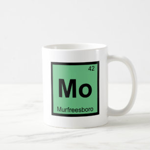Taza De Café Mo - Murfreesboro Tennessee Símbolo de Química