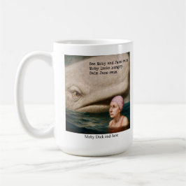Taza De Café Moby Dick y Jane