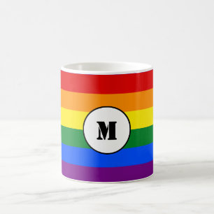 Taza De Café Mochila Drawstring de bandera LGBT