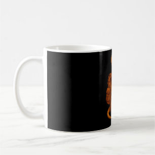 Taza De Café Mochilero de oposum lindo que acampa senderista bo