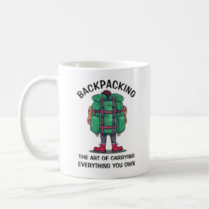 Taza De Café Mochilero Divertido