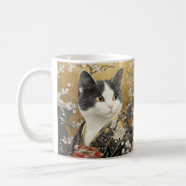 Taza De Café Mochineko mochi + neko, que significa "gato" en ja