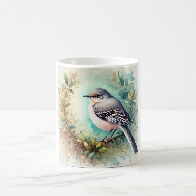 Taza De Café Mockingbird 220824AREF148 - Watercolor (Centro)