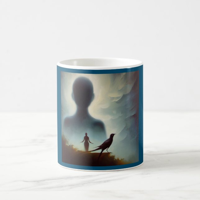 Taza De Café Mockingbird de animales espirituales 1 (Centro)