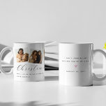 Taza De Café Moda 3 Foto Serás Mi Novia Keepsake<br><div class="desc">Clásico, elegante, sencillo 3 Foto Bridesmaid Propuesta Mug - Pida a tu hermana, bestial o sobrina que sea tu dama de honor en tu boda! Todo el texto se personaliza fácilmente utilizando la plantilla proporcionada. El bonito color del corazón se puede cambiar para que se adapte a tu esquema de...</div>