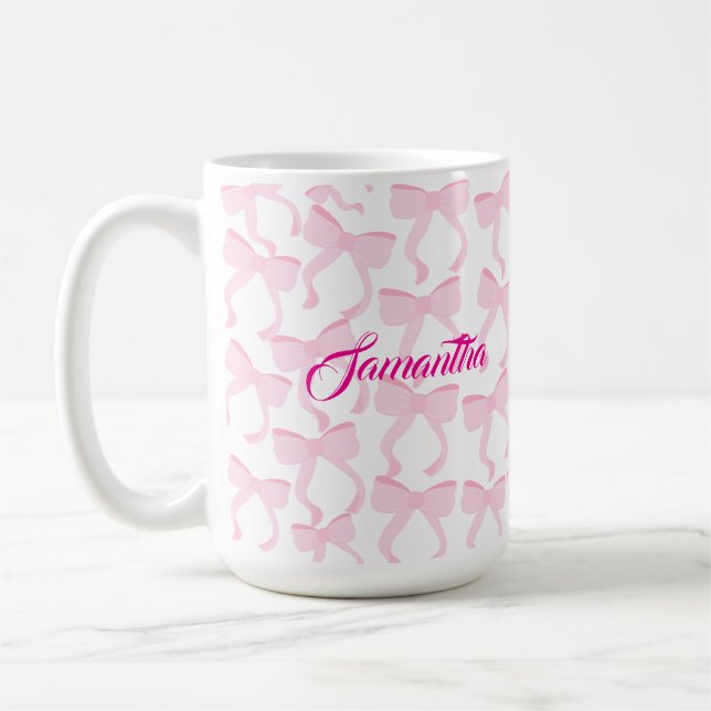 Taza De Café Moda de arcos rosados (Izquierda)