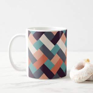 Taza De Café Moda de estilo del patrón- Vintage geométrico mode