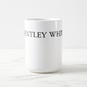 Taza De Café Moda de moda Estilo Blanco Sencillo Simple Nombre