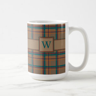 Taza De Café Moda de otoño Plaid Mug