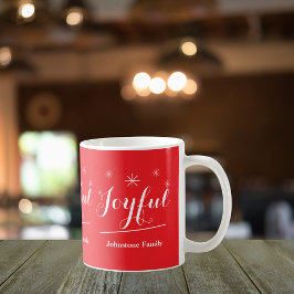 Taza De Café Moda de regalo de Navidad alegre guión de Navidade