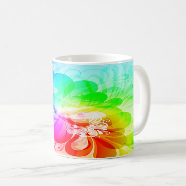 Taza De Café Moda floral 5 Mug (Anverso derecho)