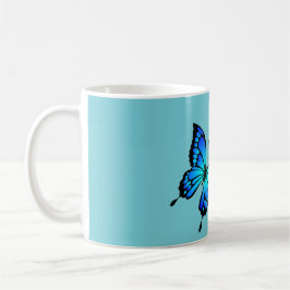 Taza De Café Moda Funky Mariposa Monograma Café Mug