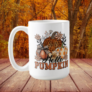 Taza De Café Moda Hola Calabaza otoño