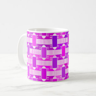 Taza De Café Moda industrial Art Déco, violeta, orquídea, lavan