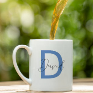 Taza De Café Moda inicial personalizada Nombre Cofee Mug