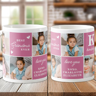 Taza De Café Moda Mejor GRANDMA Personalizado Alguna Vez 7 Coll