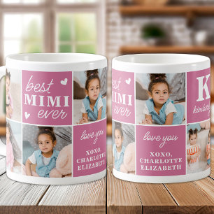 Taza De Café Moda Mejor Personalizado de MIMI 7 Abuela de foto 
